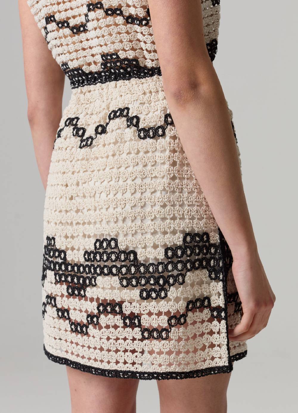 Ovs Minigonna crochet con motivo ondulato Fornitura limitata