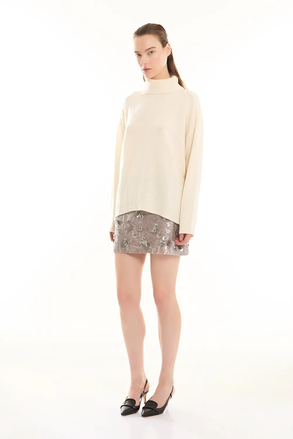 P.A.R.O.S.H. MINI GONNA PAILLETTES Latest fashion