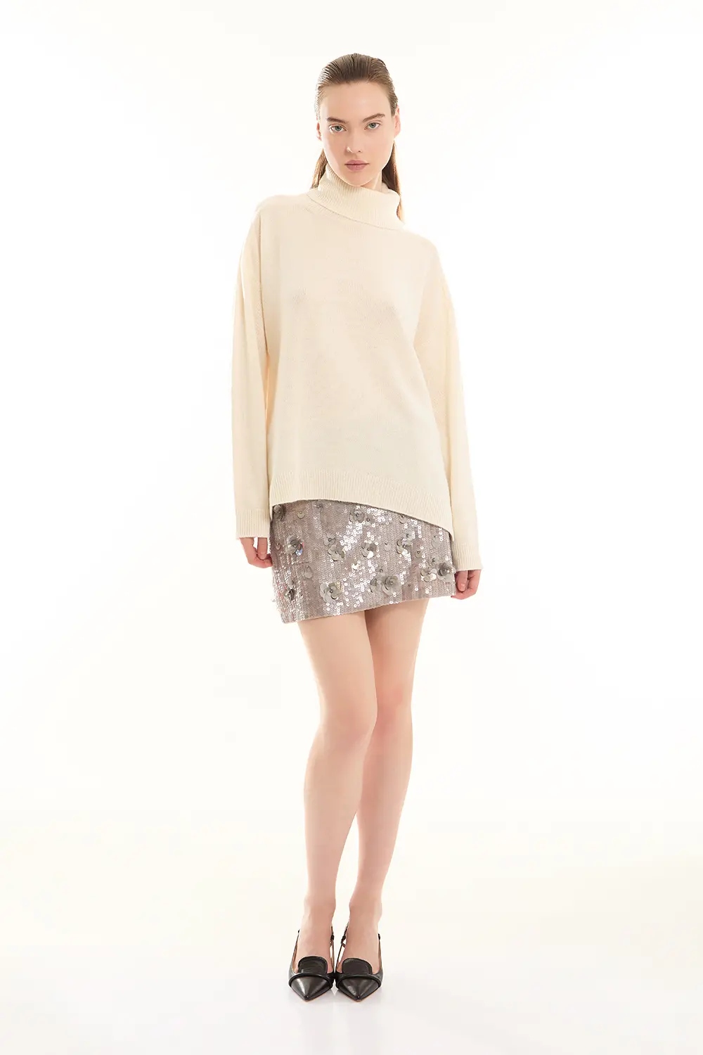 P.A.R.O.S.H. MINI GONNA PAILLETTES Latest fashion