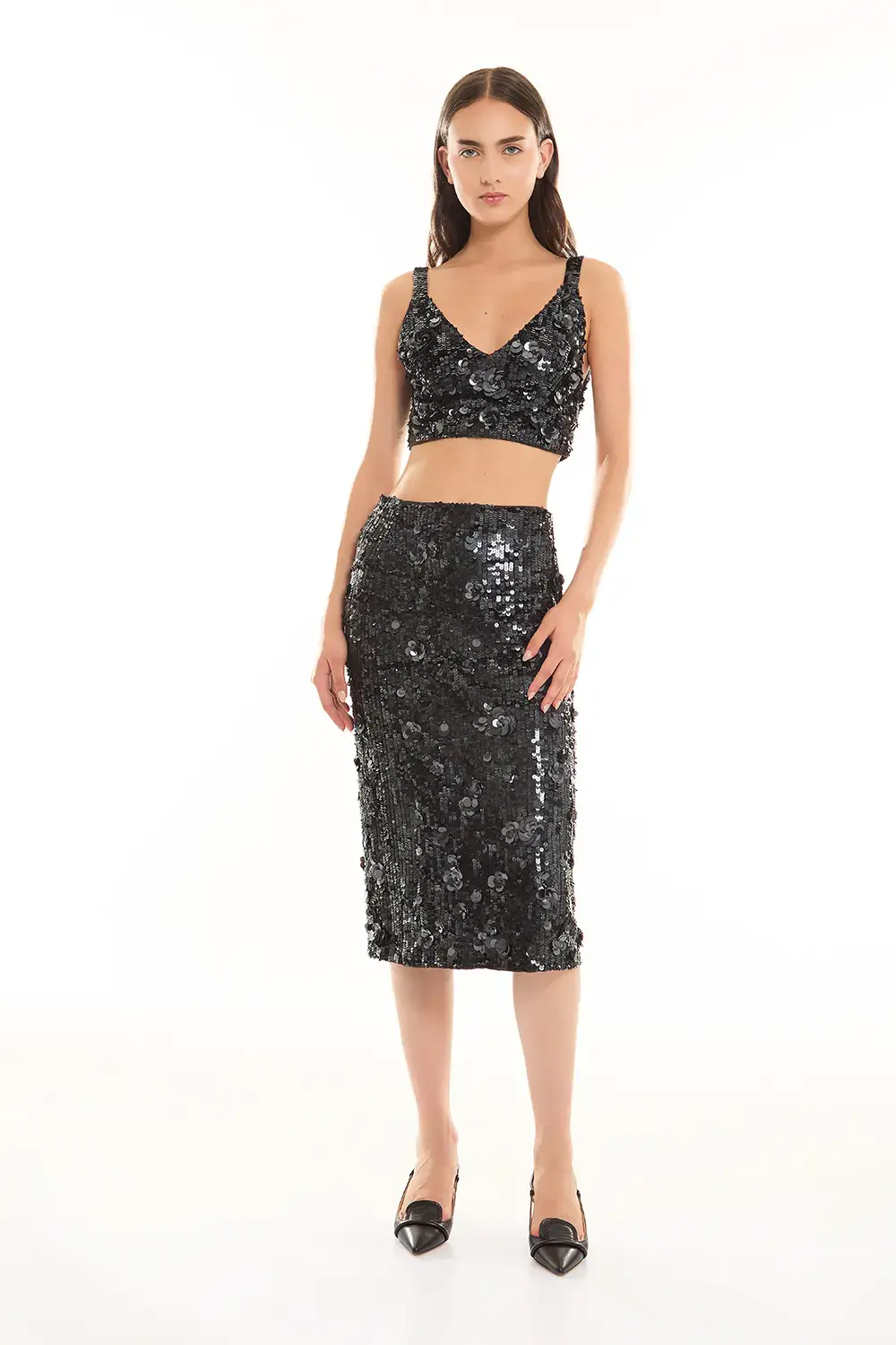 P.A.R.O.S.H. LONGUETTE FULL PAILLETTES Sconto