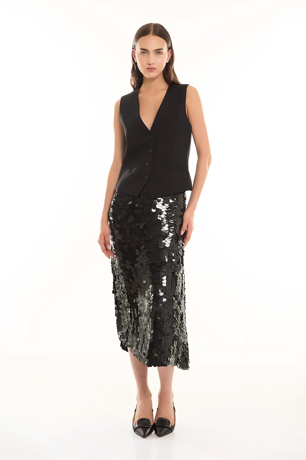 P.A.R.O.S.H. LONGUETTE FULL PAILLETTES In Vendita