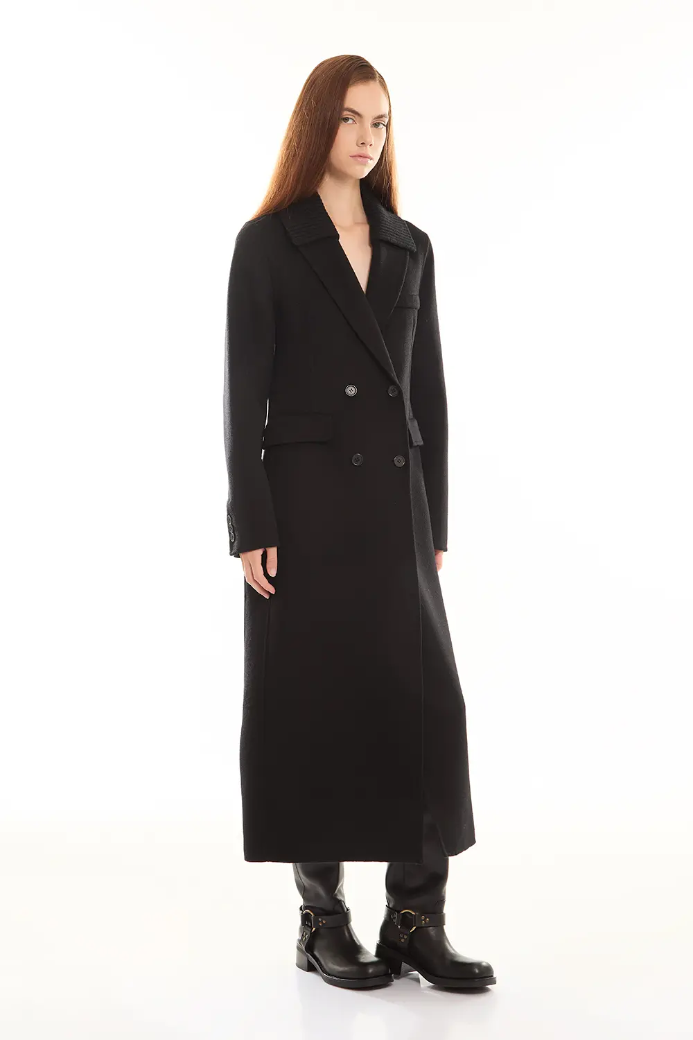 P.A.R.O.S.H. CAPPOTTO COLLO IN MAGLIA Vendite Flash