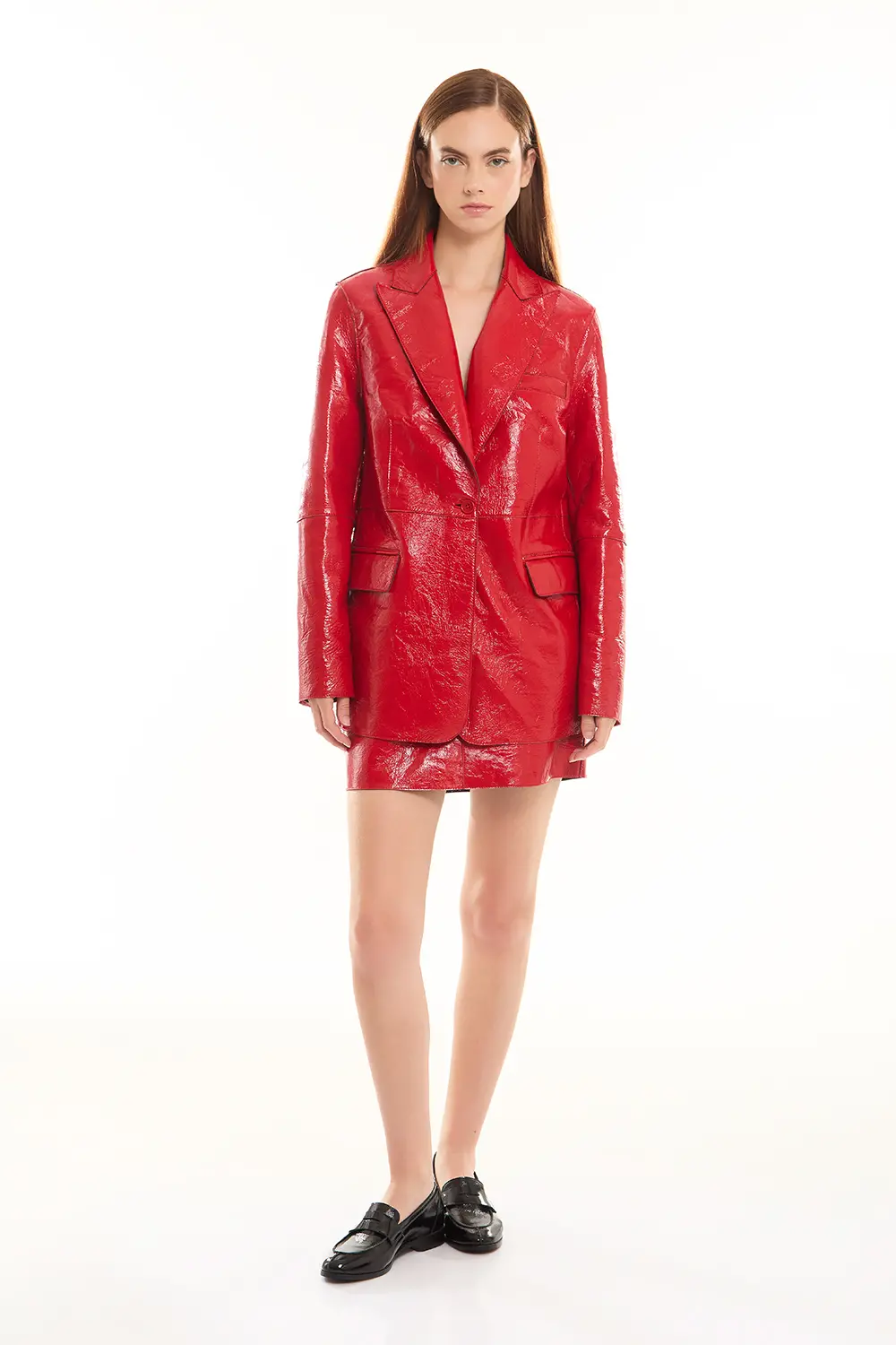 P.A.R.O.S.H. BLAZER IN PELLE Vendita