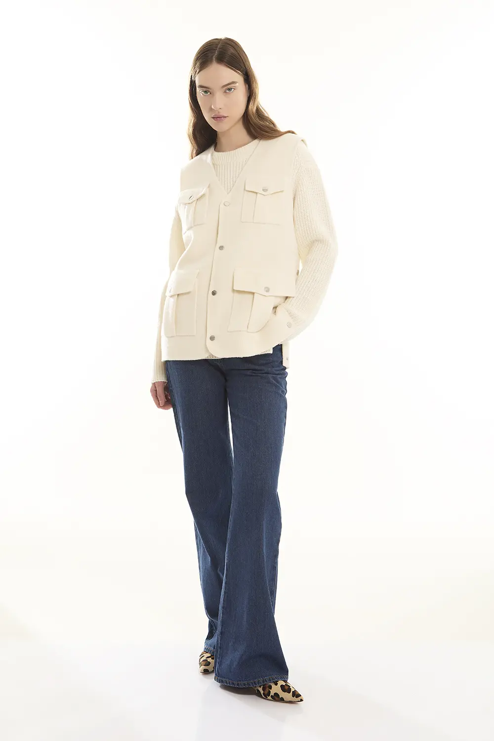 P.A.R.O.S.H. GILET IN LANA Offerta