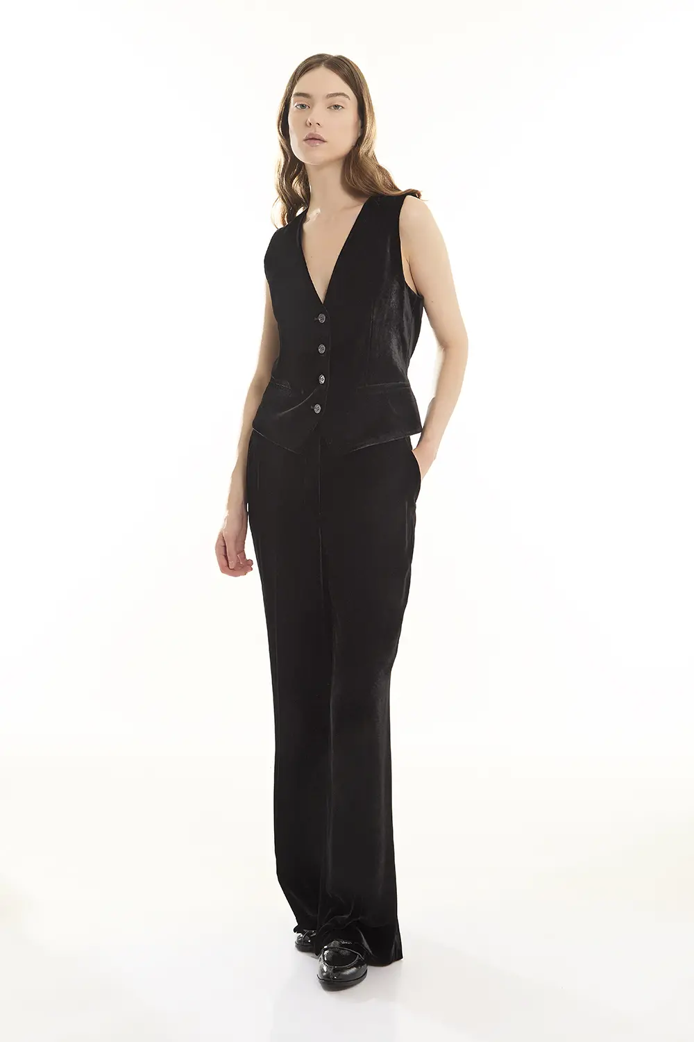P.A.R.O.S.H. GILET IN VELLUTO Outlet