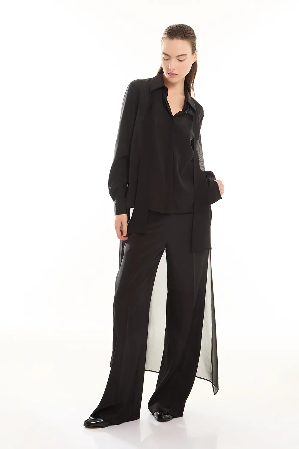 P.A.R.O.S.H. PANTALONE IN SETA Qualità Garantita