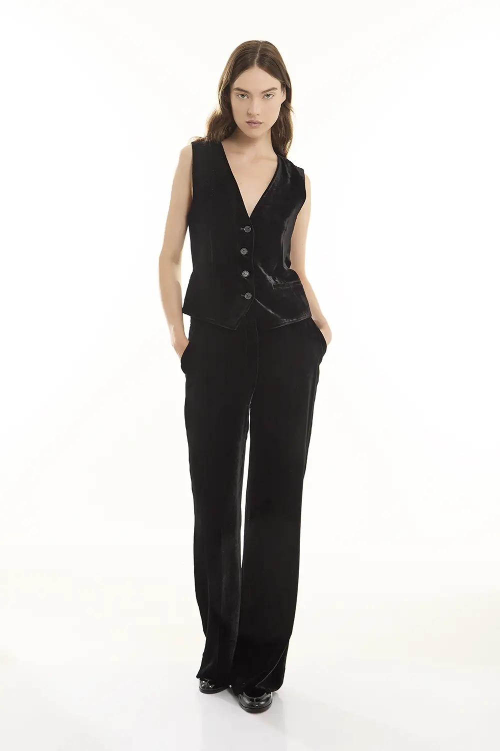 P.A.R.O.S.H. PANTALONE IN VELLUTO Sconto