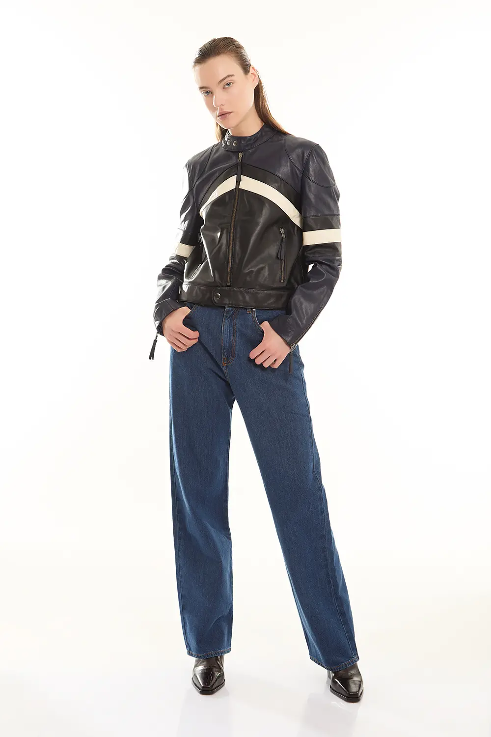 P.A.R.O.S.H. PANTALONE DENIM Vendita Calda