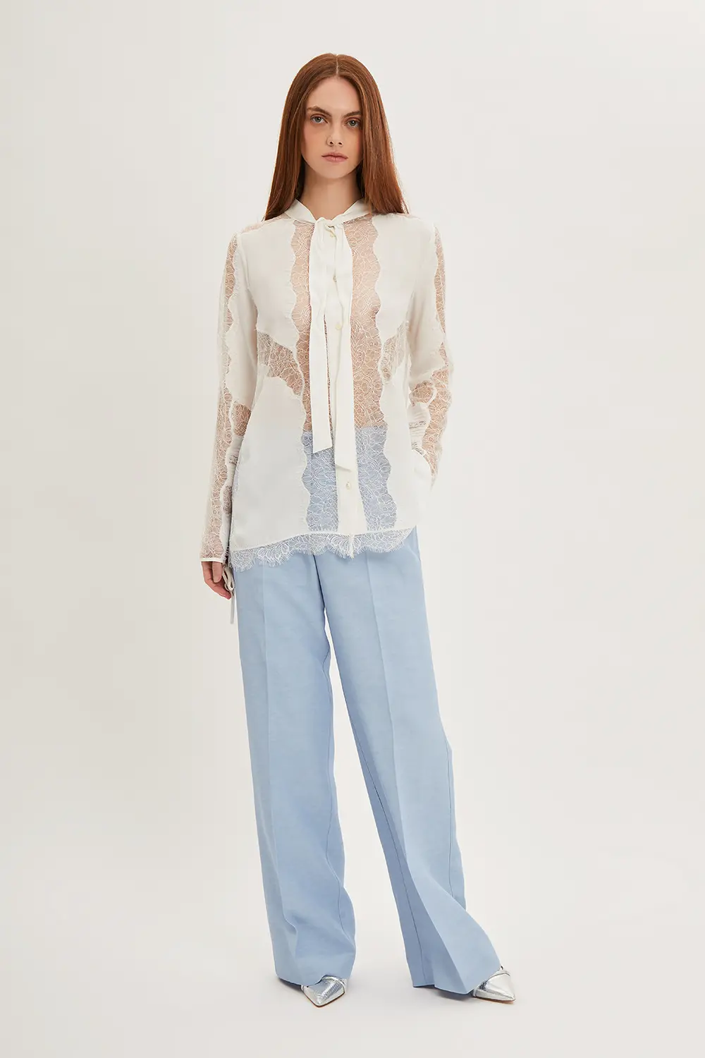 P.A.R.O.S.H. CAMICIA CON PIZZO Promozione Limitata