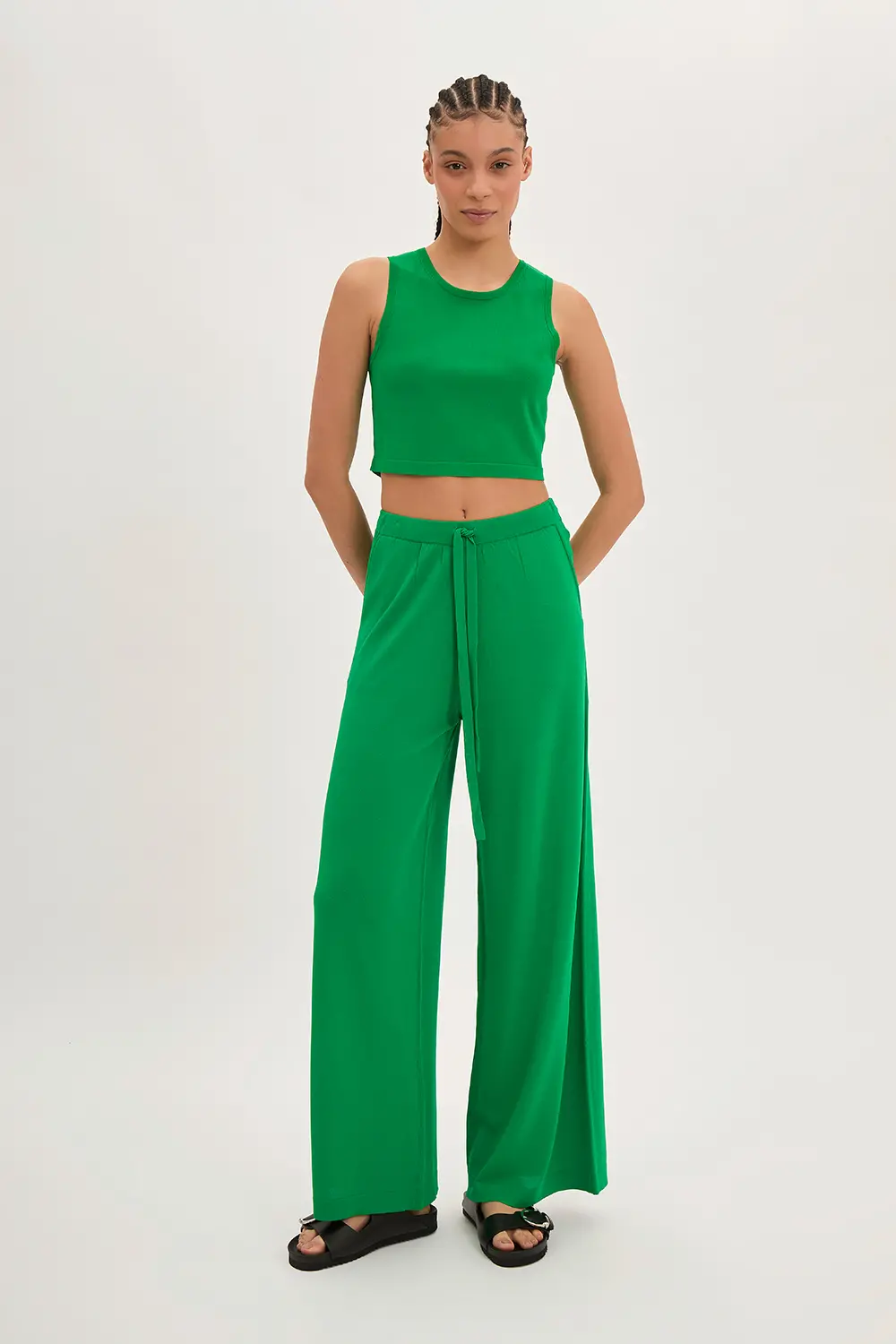 P.A.R.O.S.H. CROP TOP MAGLIA Prezzo Ridotto