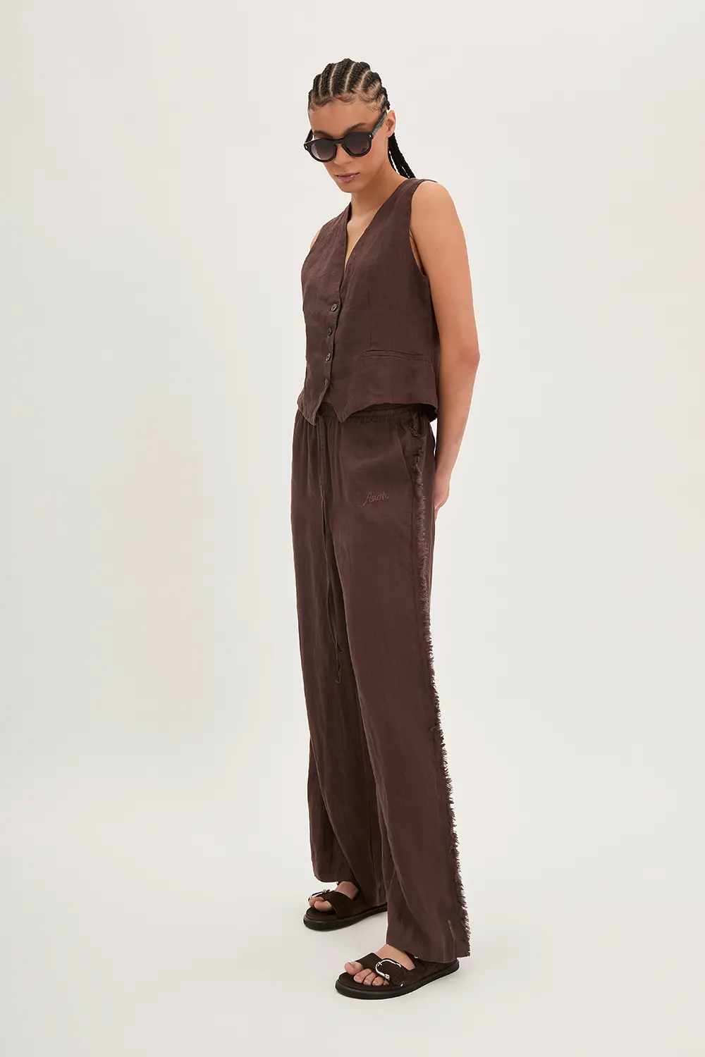 P.A.R.O.S.H. GILET IN LINO Vendita Economica