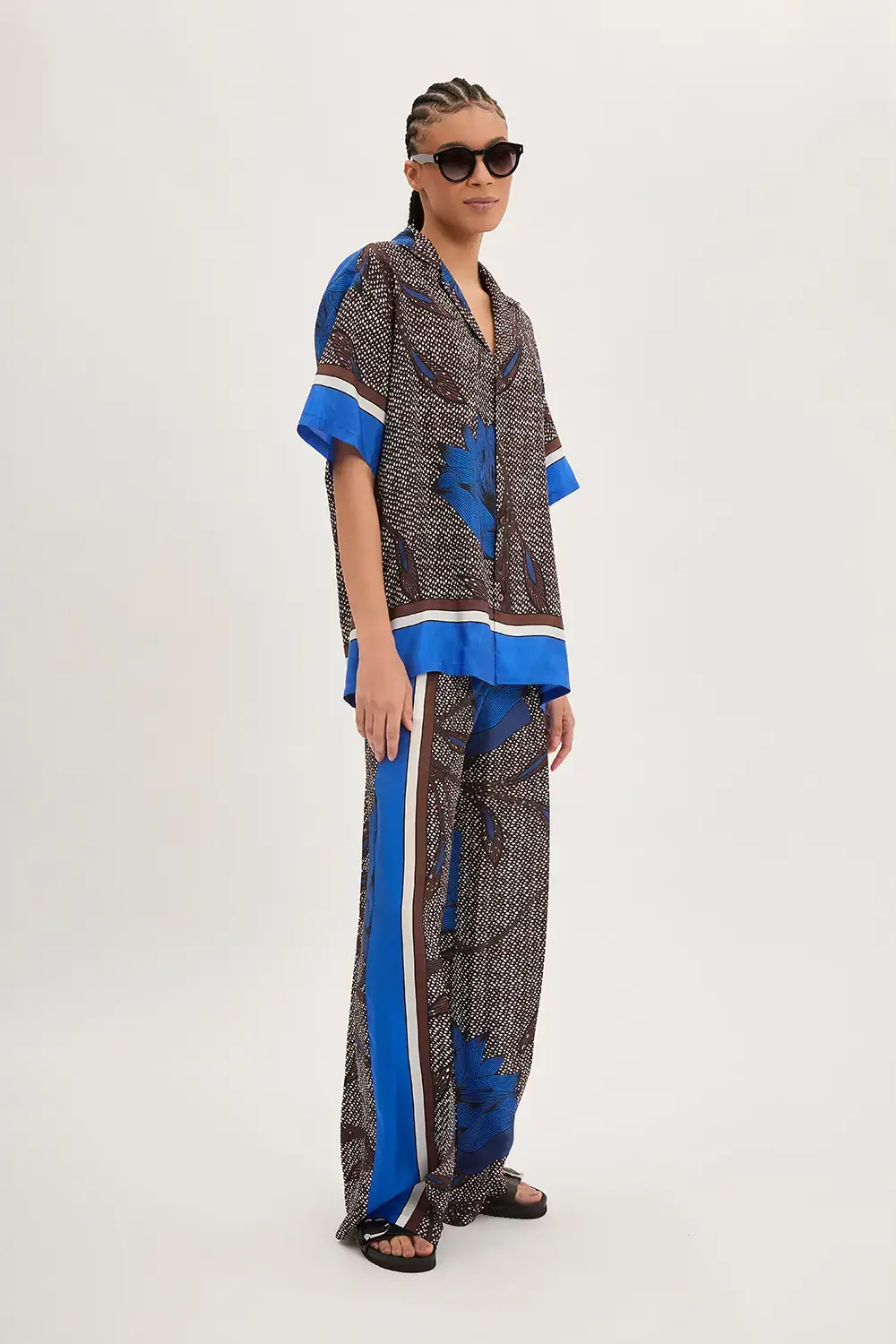 P.A.R.O.S.H. CAMICIA STAMPA WAX Nuova