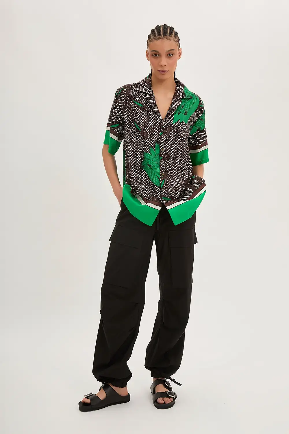 P.A.R.O.S.H. CAMICIA STAMPA WAX Moda