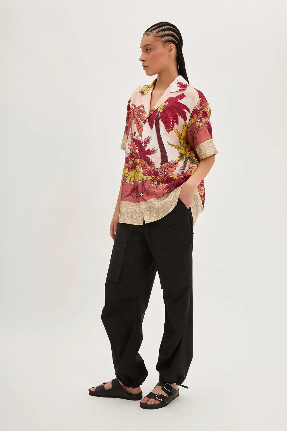 P.A.R.O.S.H. CAMICIA PALME IN TWILL Italy