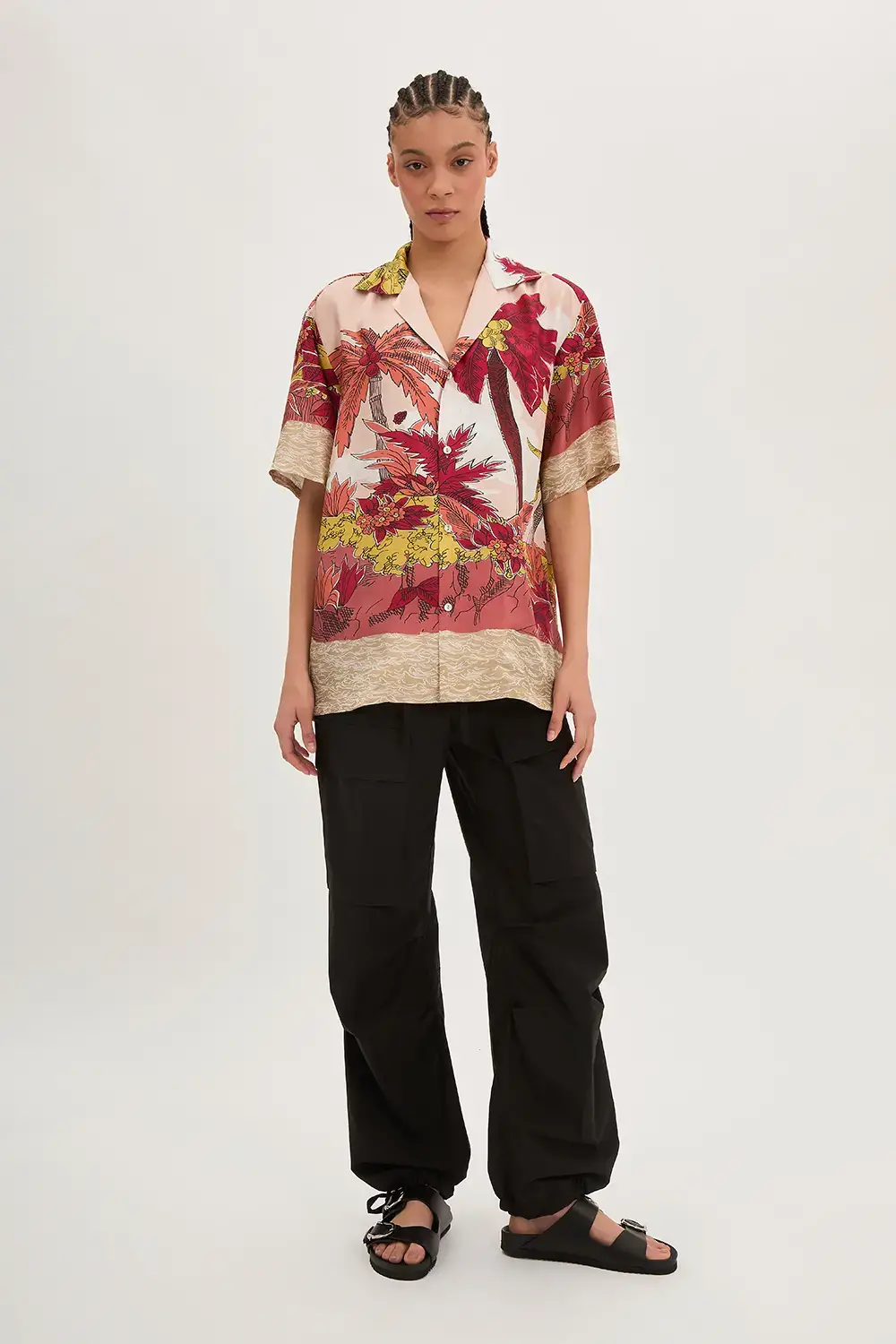 P.A.R.O.S.H. CAMICIA PALME IN TWILL Italy