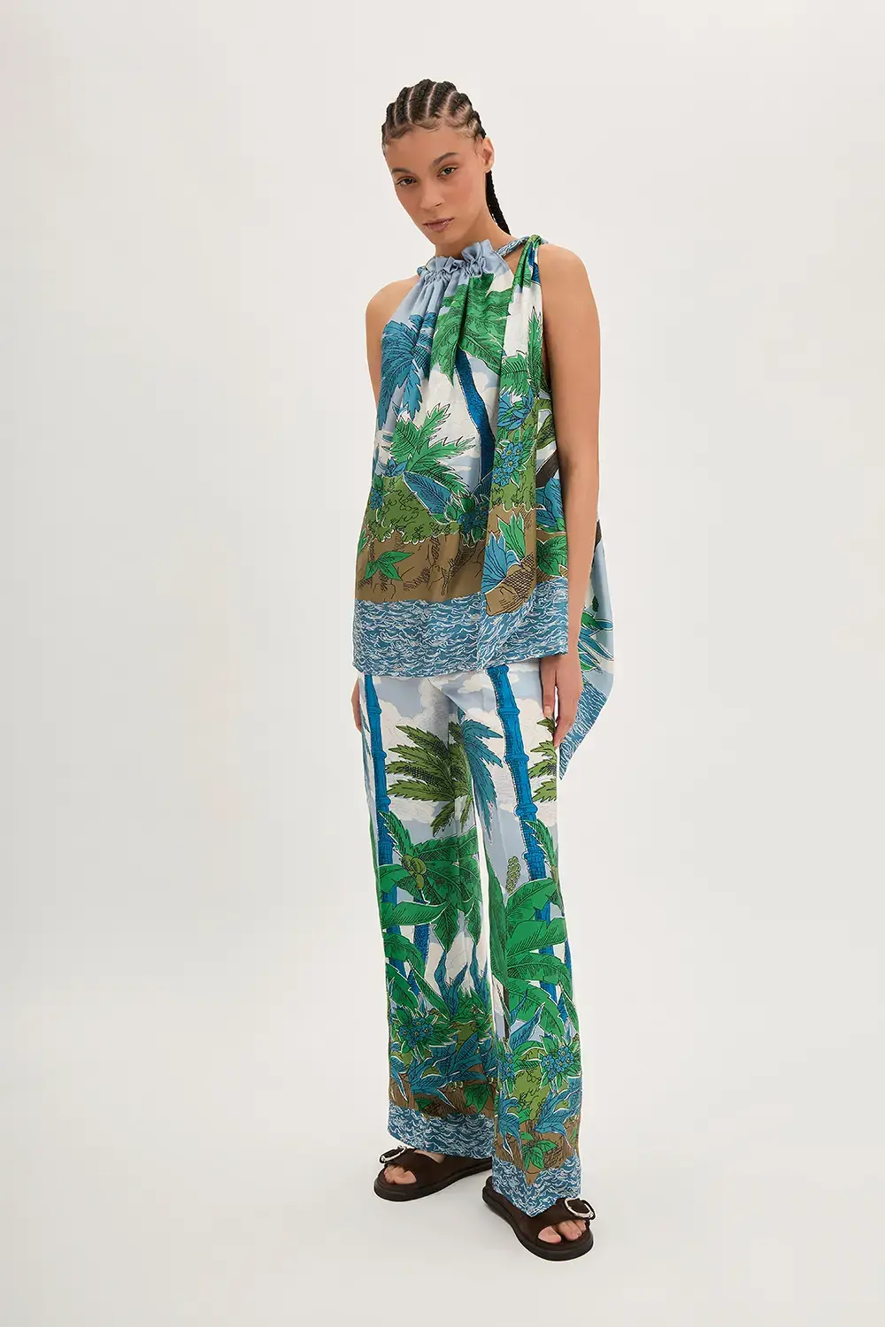 P.A.R.O.S.H. TOP IN TWILL Negozi Online