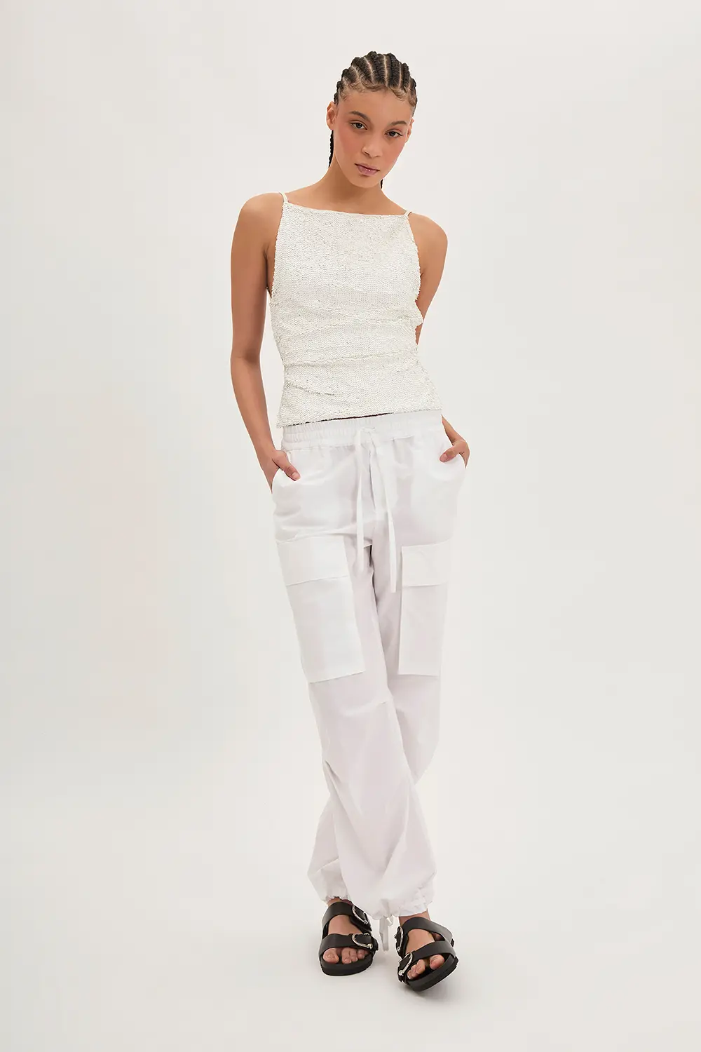 P.A.R.O.S.H. TOP FULL PAILLETTES Affare Del Giorno