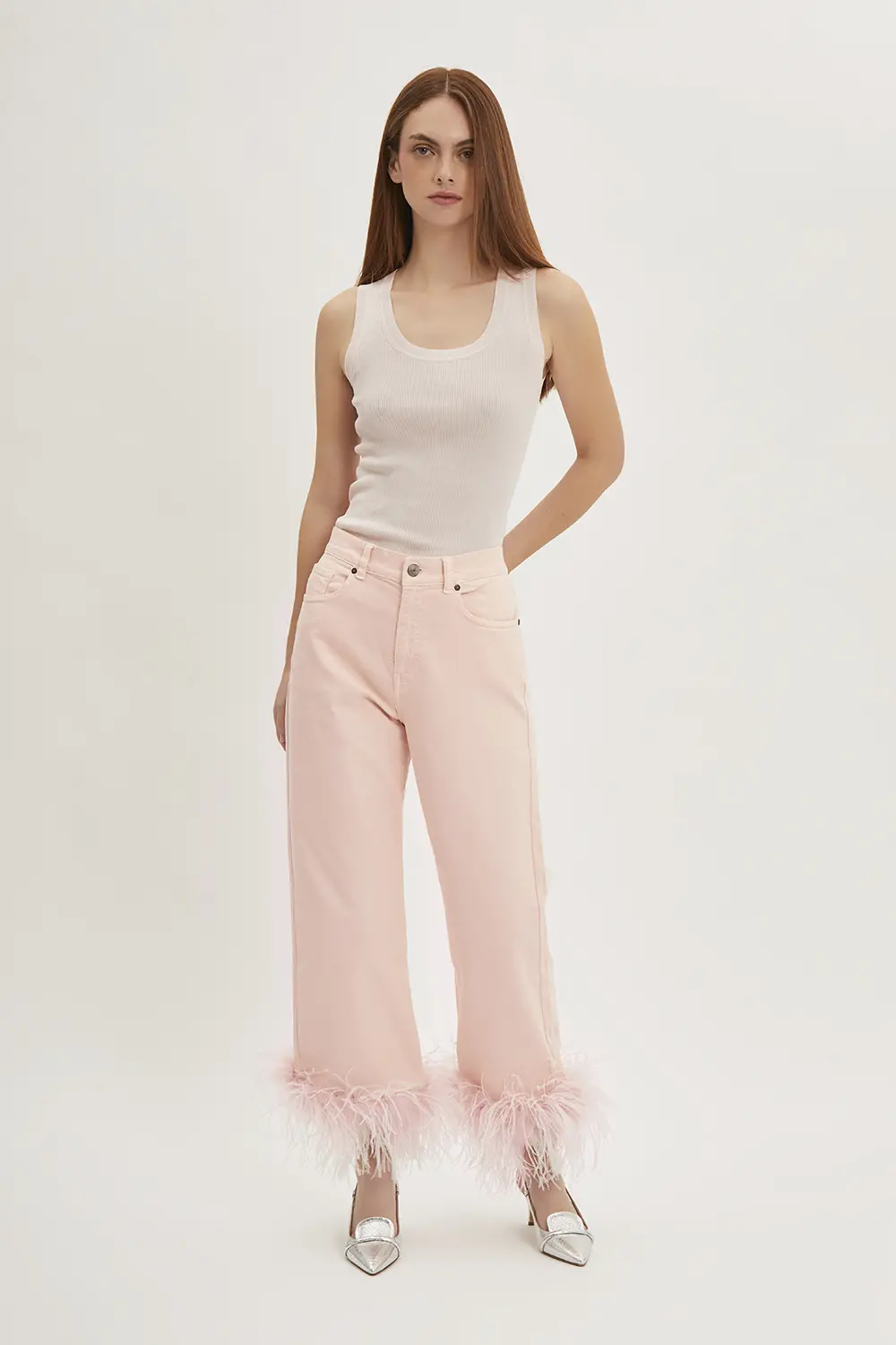 P.A.R.O.S.H. PANTALONE CON PIUME Sottocosto
