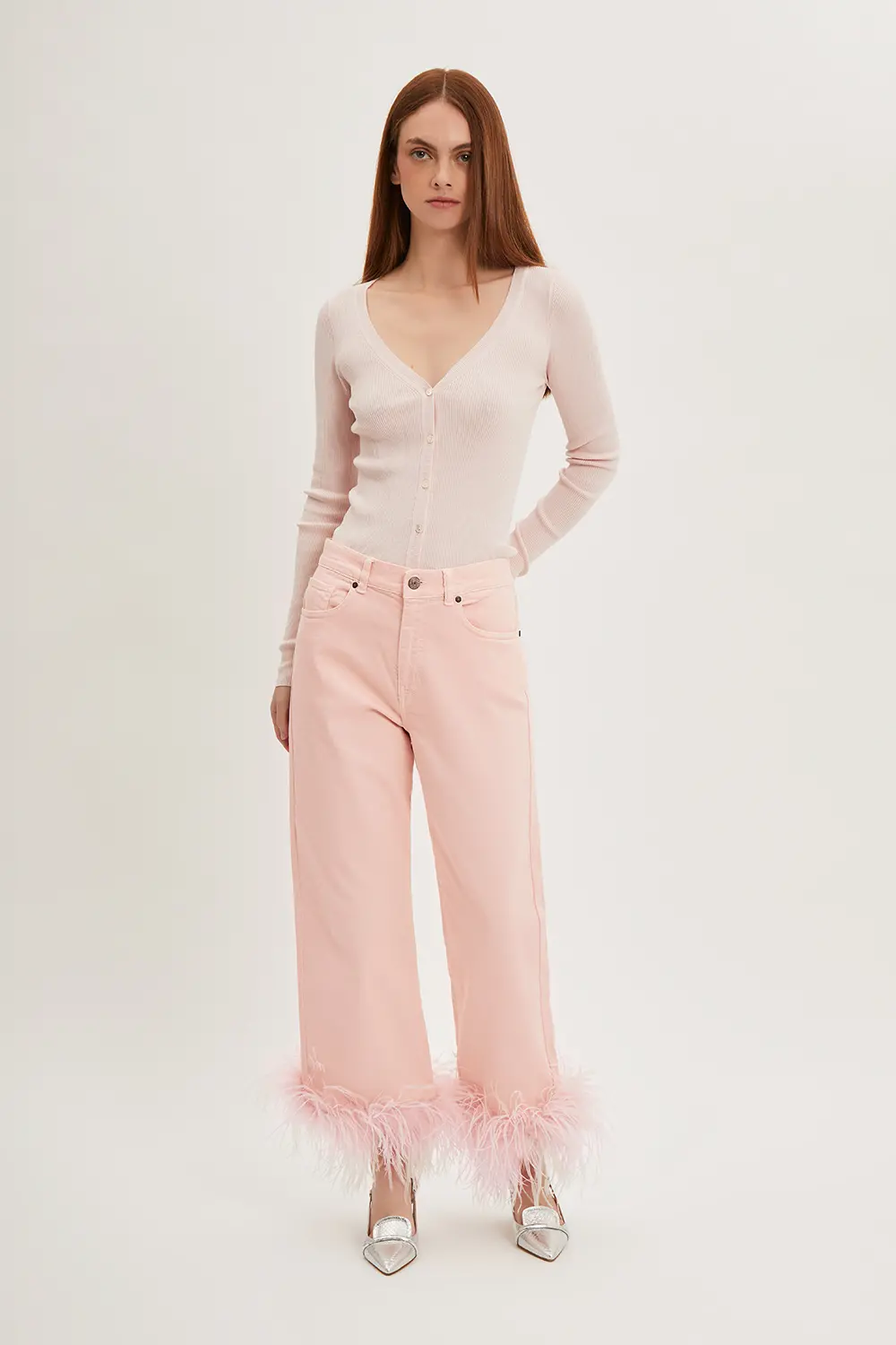 P.A.R.O.S.H. PANTALONE CON PIUME Sottocosto