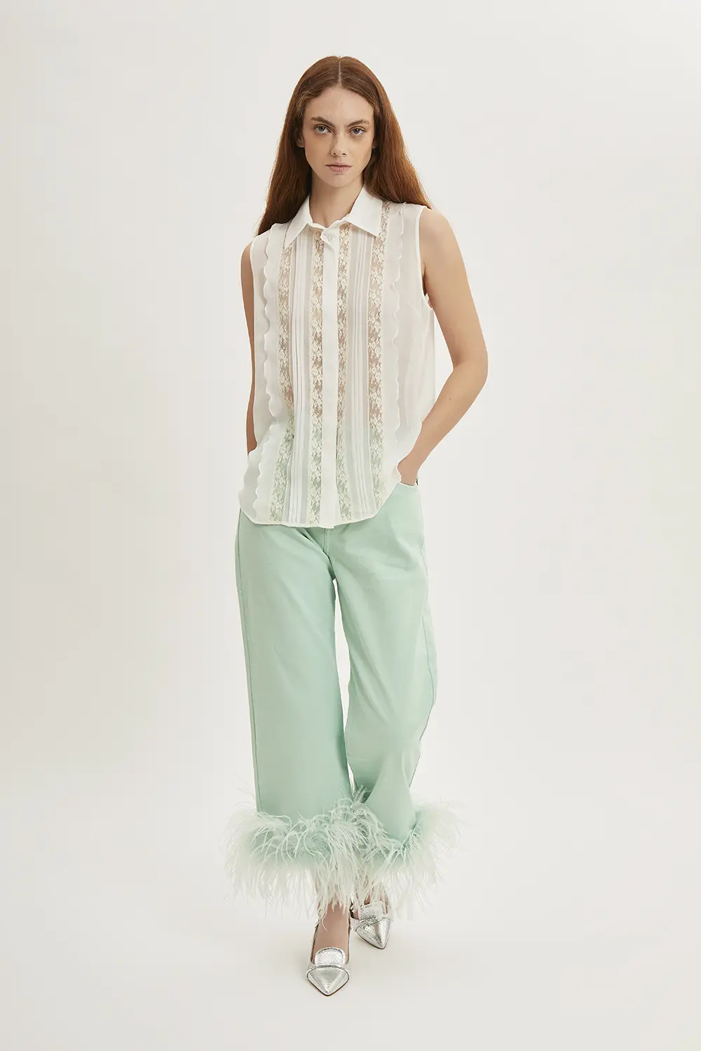 P.A.R.O.S.H. PANTALONE CON PIUME Convenienza