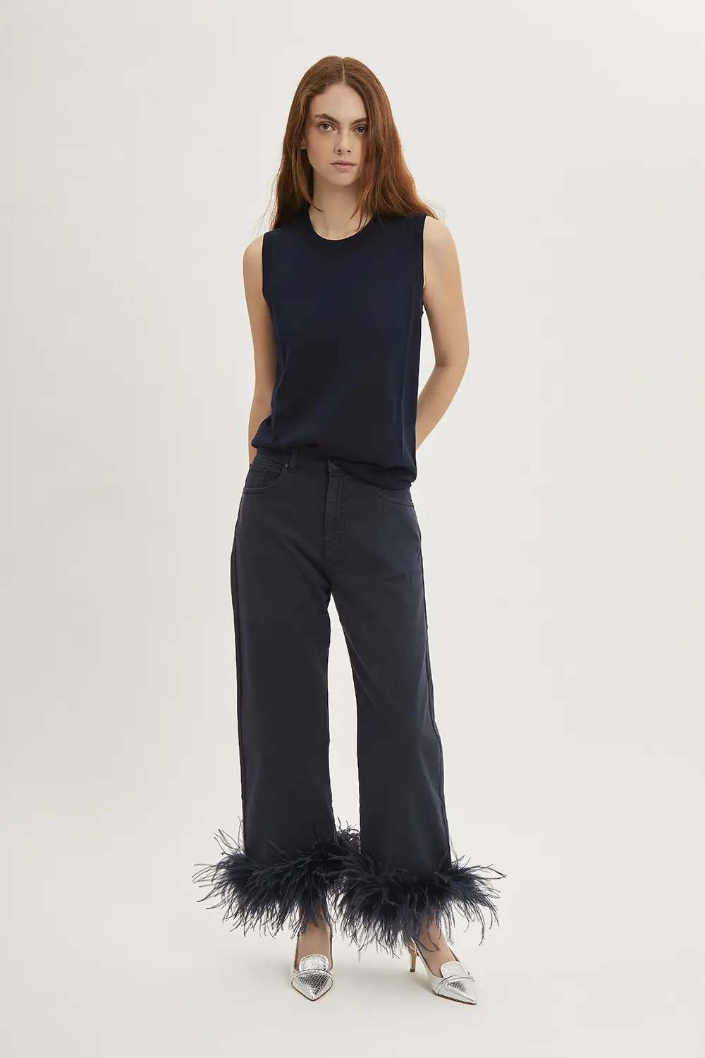 P.A.R.O.S.H. PANTALONE CON PIUME Novità