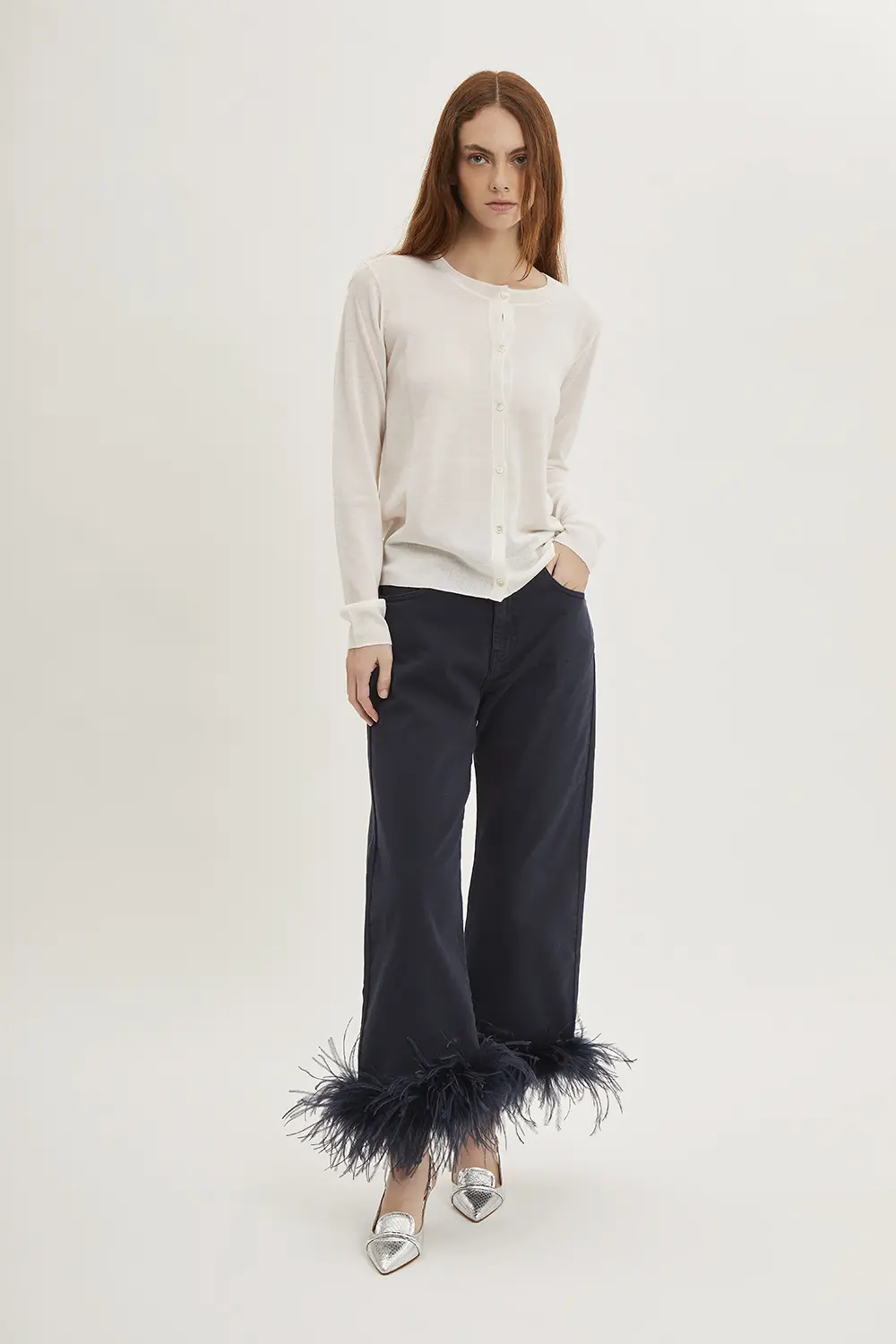 P.A.R.O.S.H. PANTALONE CON PIUME Novità