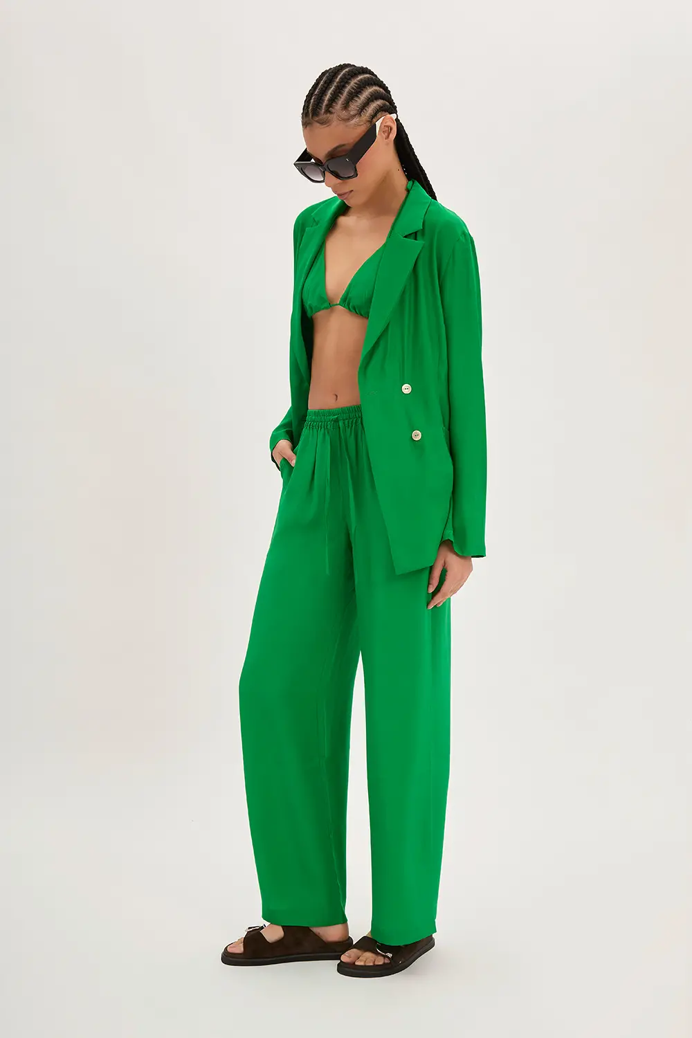 P.A.R.O.S.H. PANTALONE ENVER SATIN Shopping online