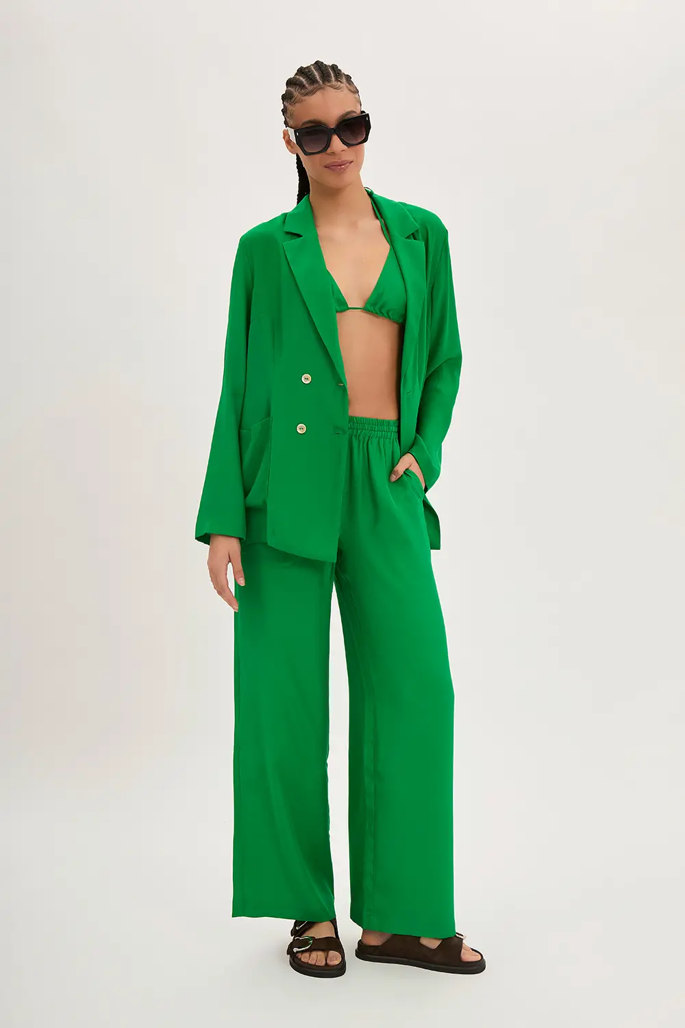 P.A.R.O.S.H. PANTALONE ENVER SATIN Shopping online
