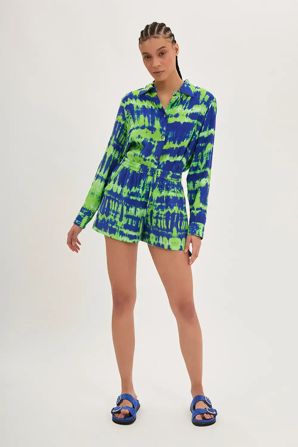 P.A.R.O.S.H. SHORTS TIE-DYE Saldi Di Fabbrica