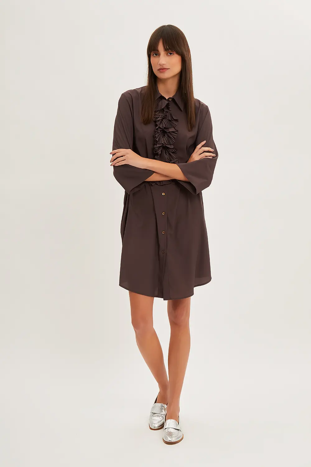 P.A.R.O.S.H. ABITO CON ROUCHES Negozi Online
