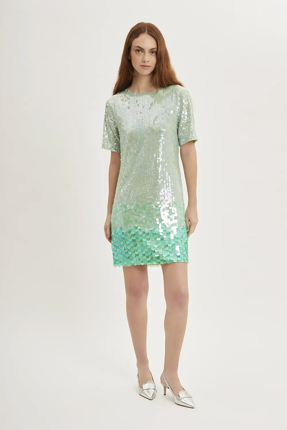 P.A.R.O.S.H. MINI ABITO PAILLETTES DEGRADE Outlet