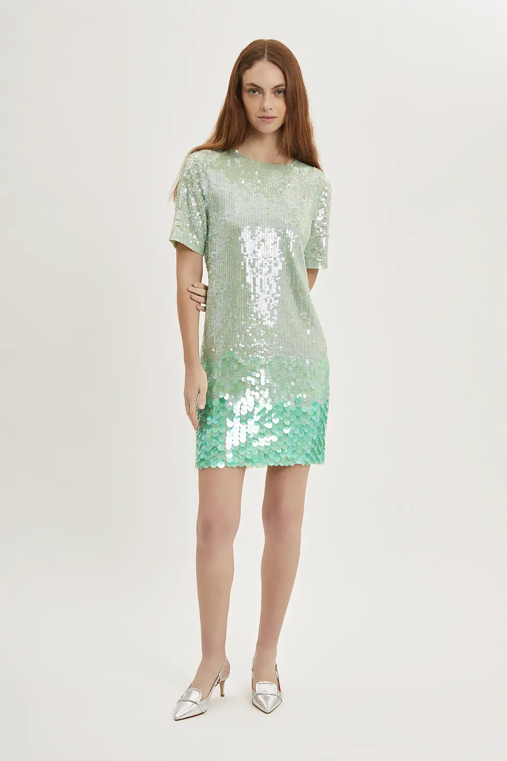 P.A.R.O.S.H. MINI ABITO PAILLETTES DEGRADE Outlet