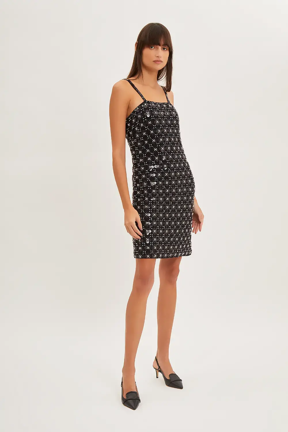 P.A.R.O.S.H. MINI ABITO FULL PAILLETTES Saldi