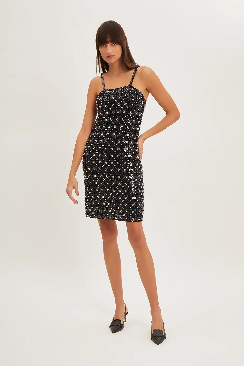 P.A.R.O.S.H. MINI ABITO FULL PAILLETTES Saldi