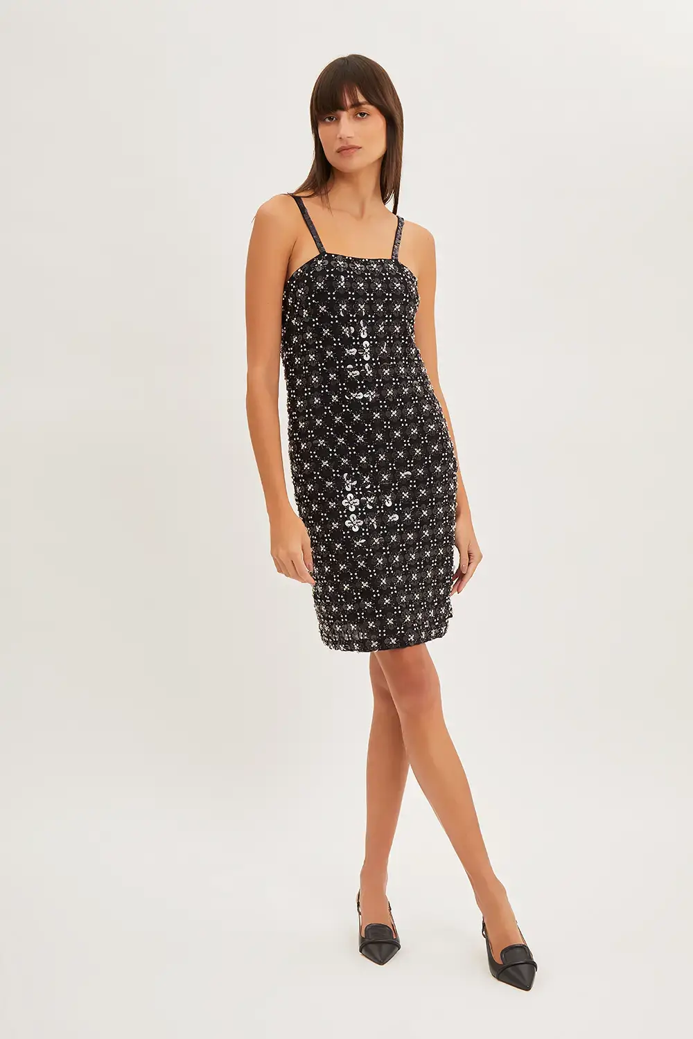 P.A.R.O.S.H. MINI ABITO FULL PAILLETTES Saldi