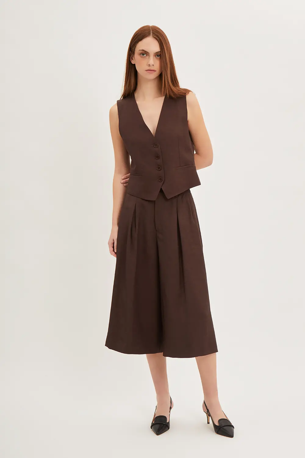 P.A.R.O.S.H. GILET IN LINO Nuovi prodotti
