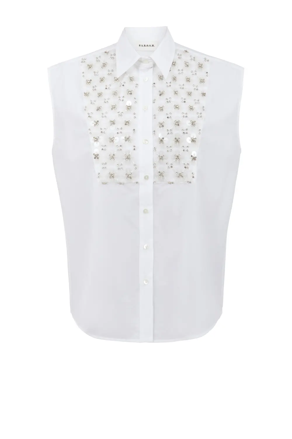 P.A.R.O.S.H. CAMICIA RICAMO PAILLETTES Offerte giornaliere