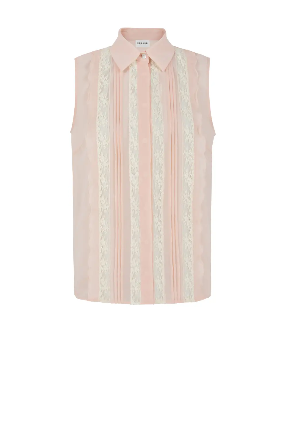 P.A.R.O.S.H. BLUSA CON ROUCHES Super Saving Price