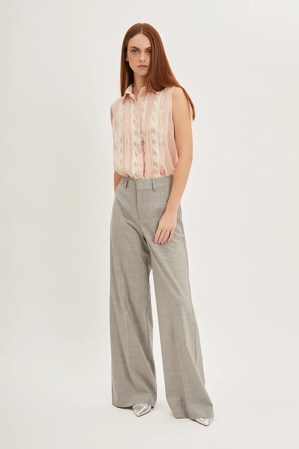 P.A.R.O.S.H. BLUSA CON ROUCHES Super Saving Price