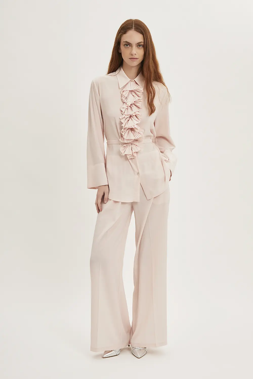 P.A.R.O.S.H. CAMICIA CON ROUCHES Rilascio limitato