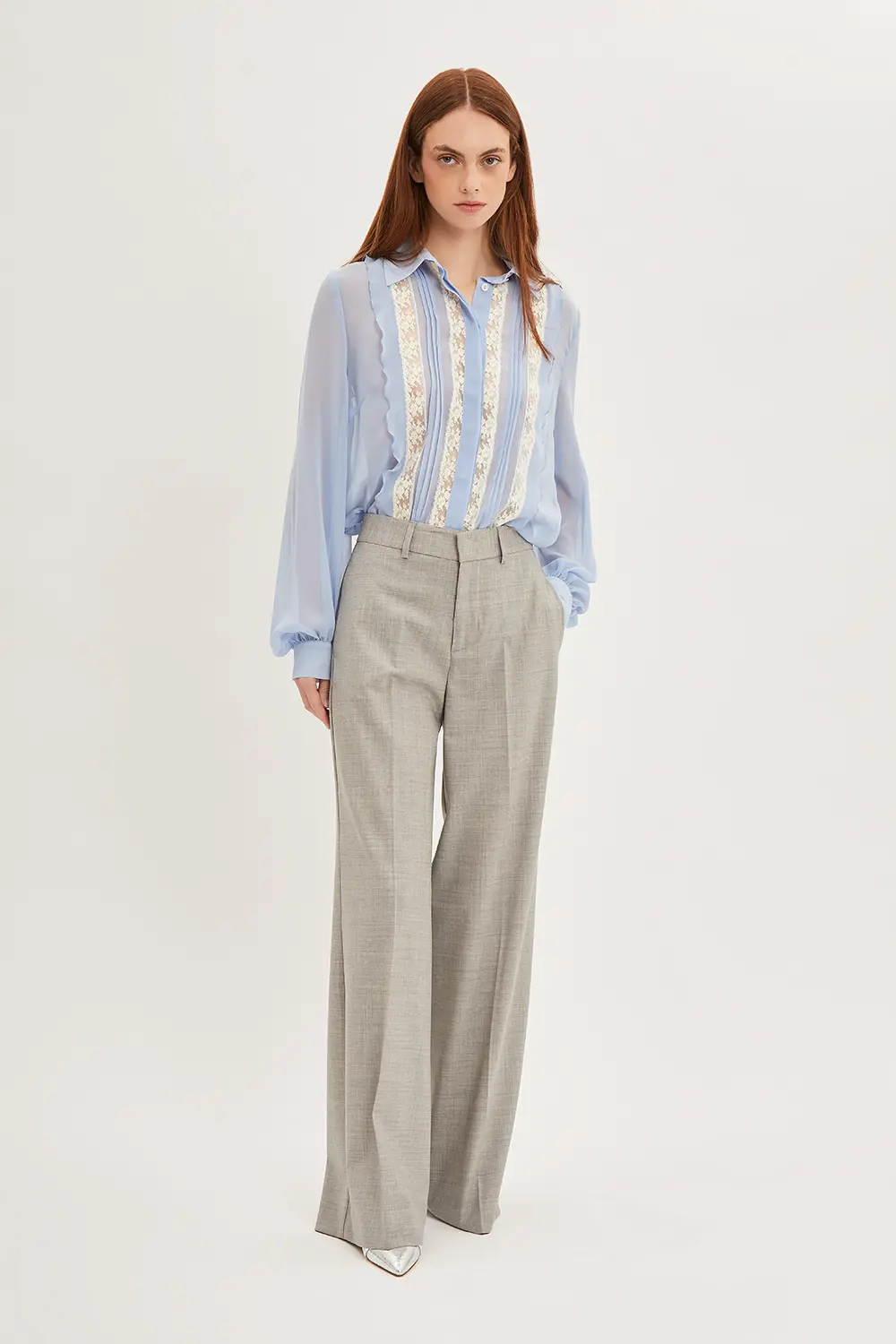 P.A.R.O.S.H. CAMICIA CON ROUCHES Latest stili