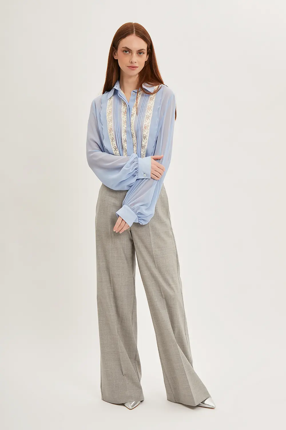P.A.R.O.S.H. CAMICIA CON ROUCHES Latest stili