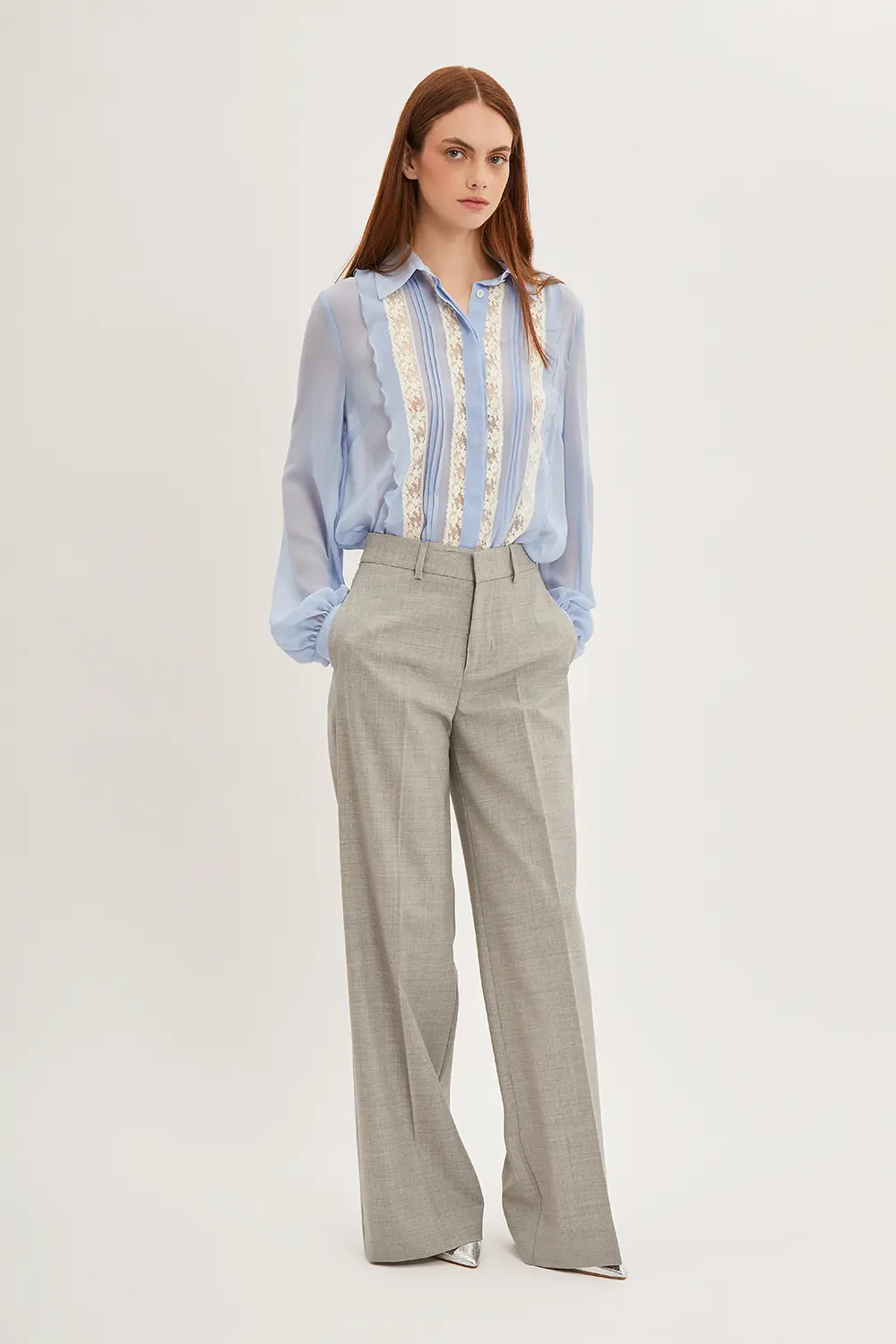 P.A.R.O.S.H. CAMICIA CON ROUCHES Latest stili