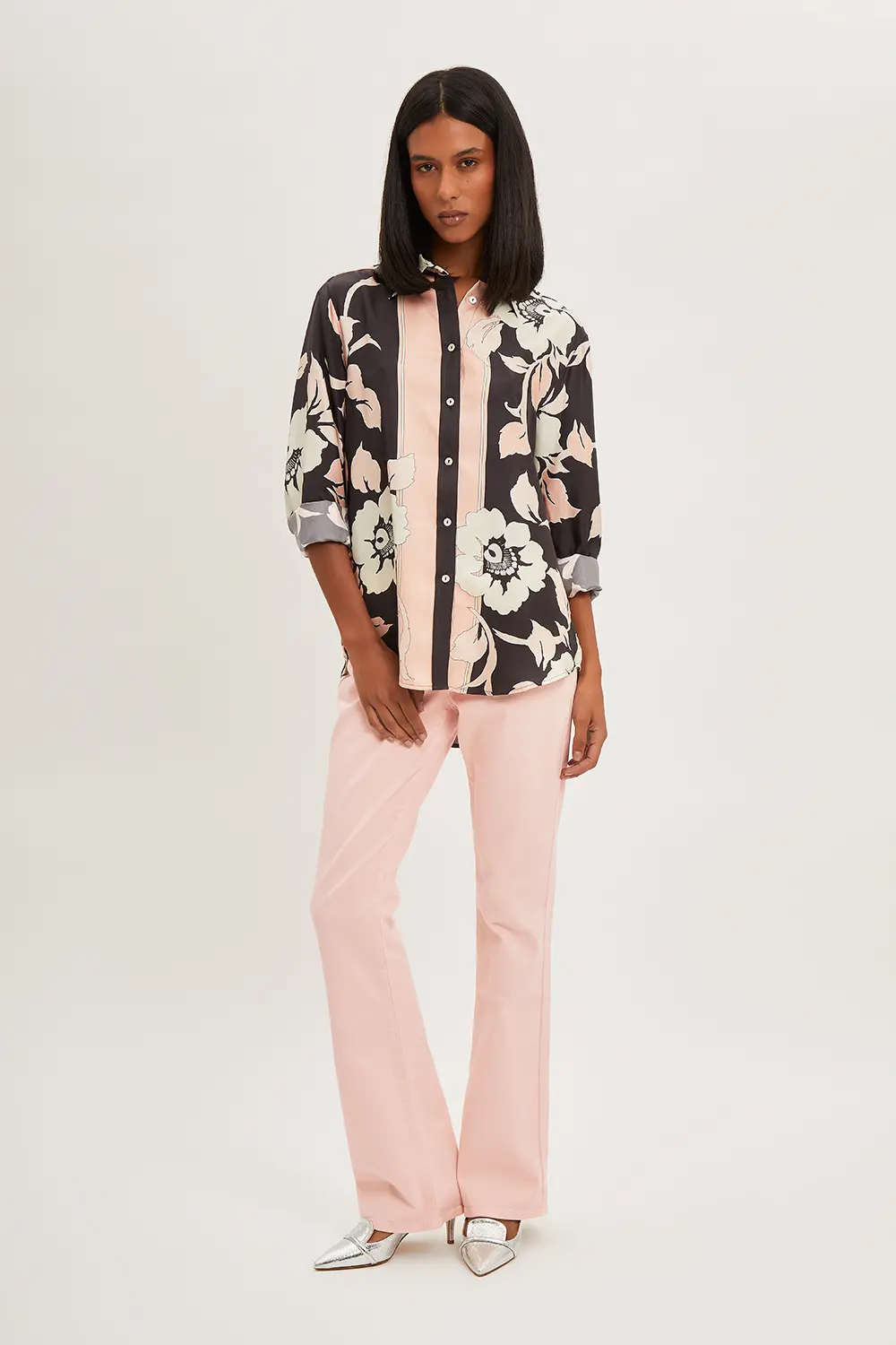 P.A.R.O.S.H. CAMICIA STAMPA FIORI Fino al 60% di sconto