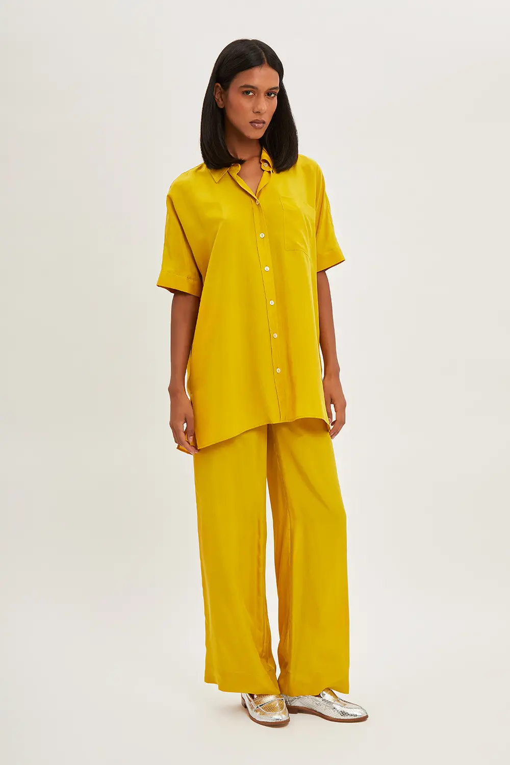 P.A.R.O.S.H. CAMICIA IN SETA Offerta speciale della fabbrica