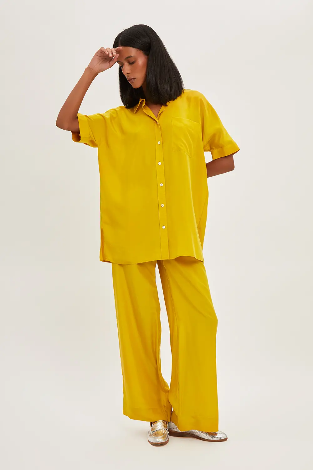 P.A.R.O.S.H. CAMICIA IN SETA Offerta speciale della fabbrica