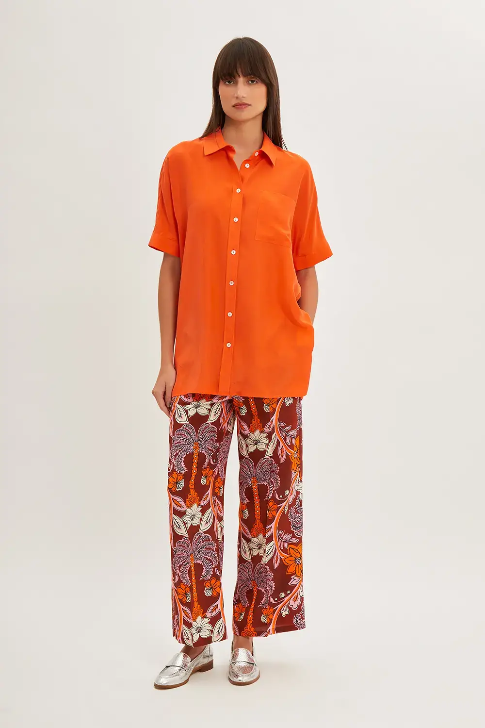 P.A.R.O.S.H. CAMICIA IN SETA Sostegno trimestrale