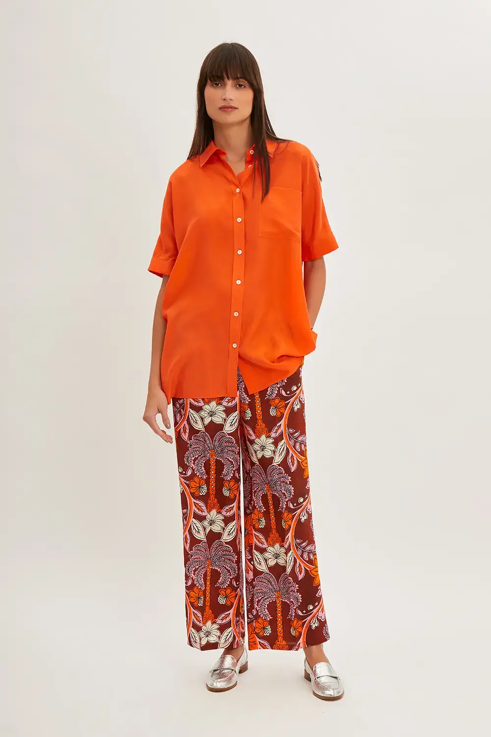 P.A.R.O.S.H. CAMICIA IN SETA Sostegno trimestrale