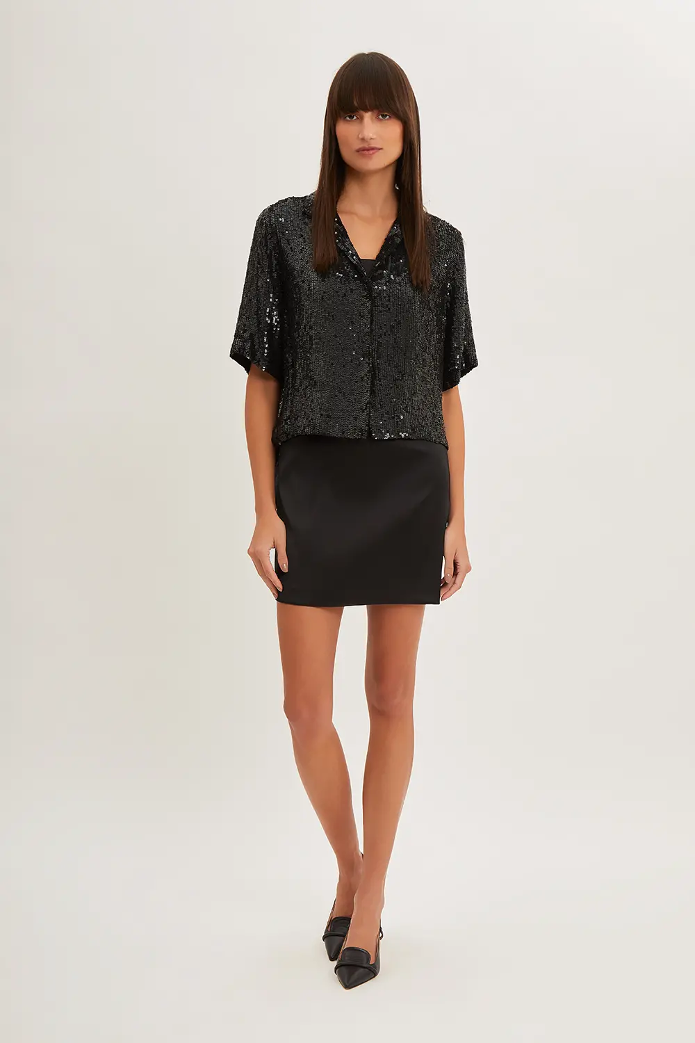 P.A.R.O.S.H. CAMICIA FULL PAILLETTES Discount Store per i nuovi prodotti