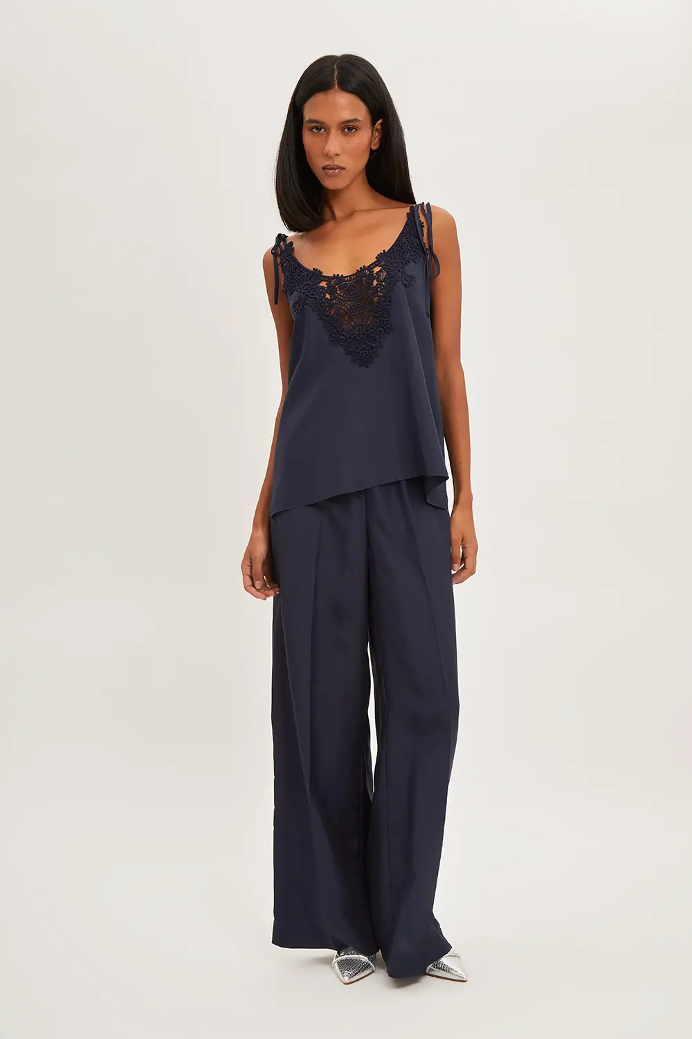 P.A.R.O.S.H. BLUSA CON PIZZO Officina